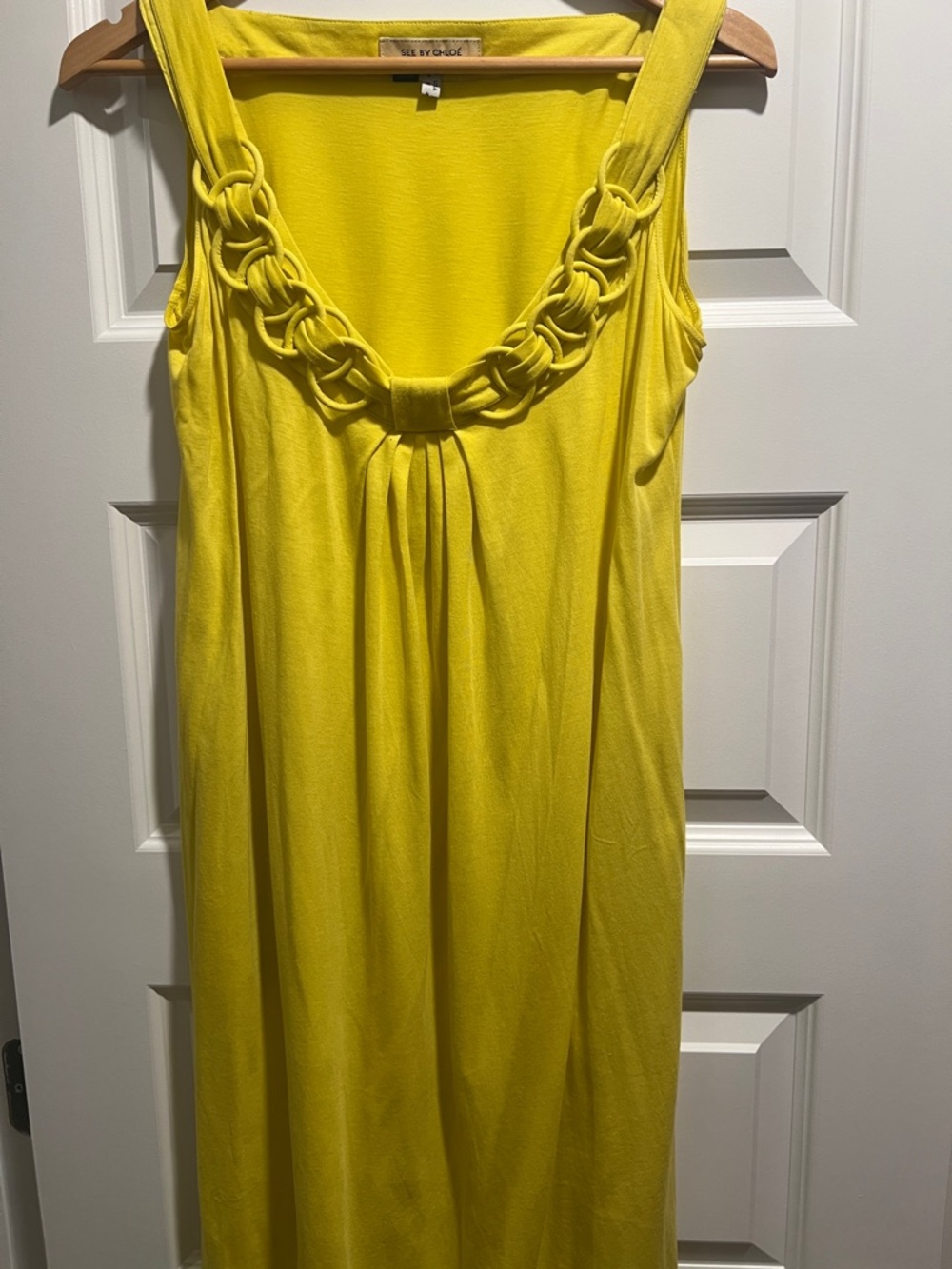 See by Chloé Bright Yellow Knit Top